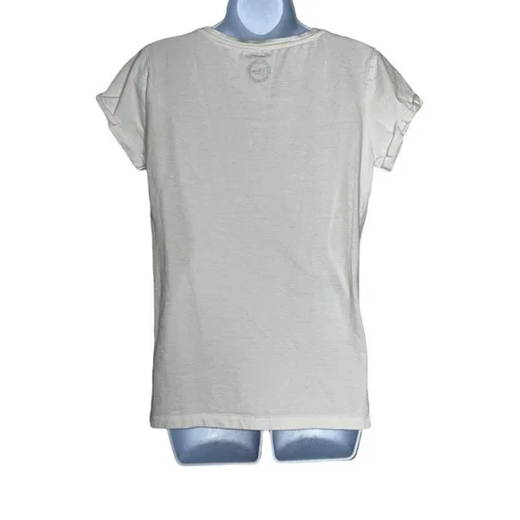 Rare Walt Disney Mickey Minnie Kissing London Great Britain Flag Tee T-Shirt L - Picture 6 of 9